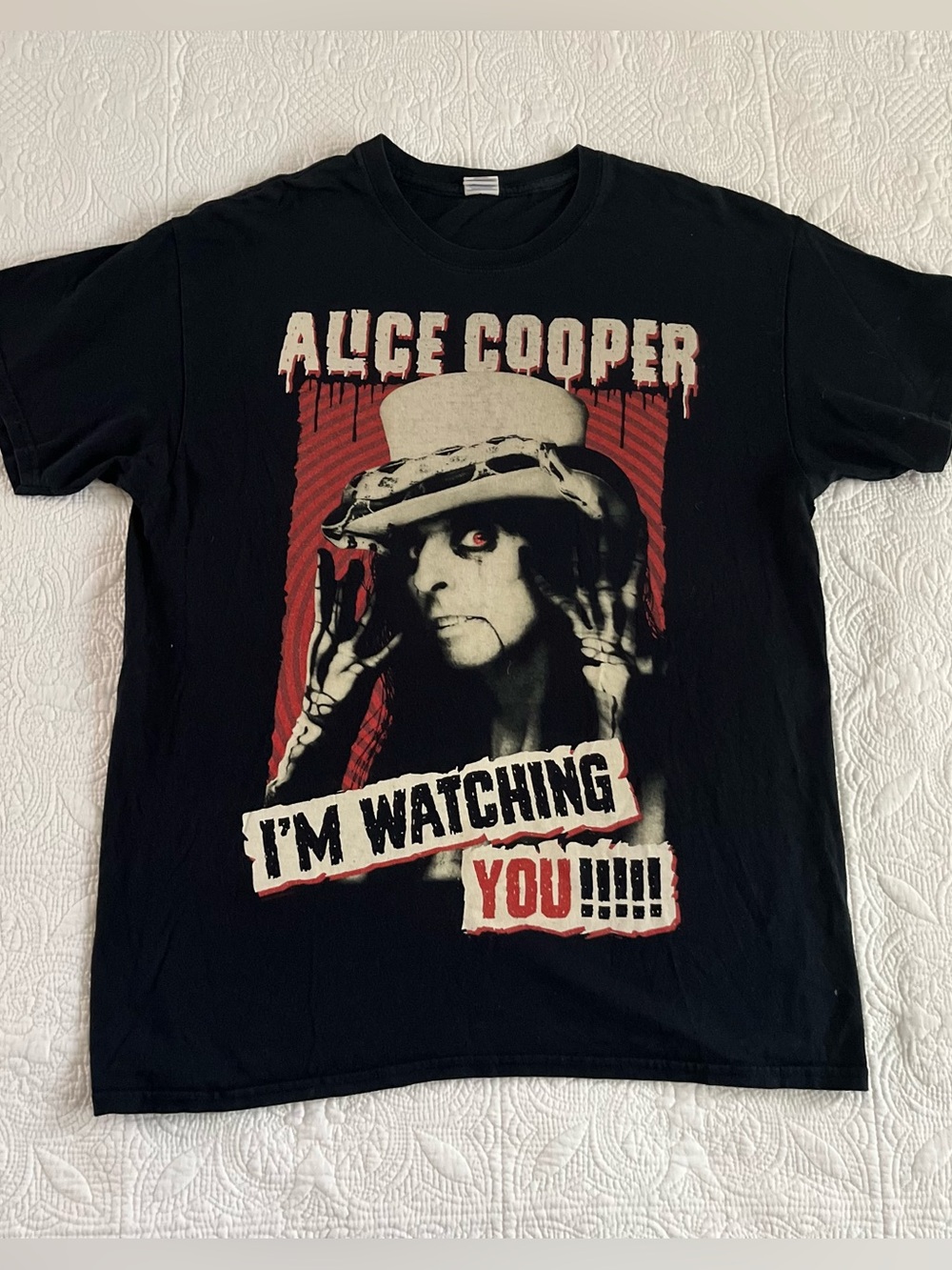 Alice Cooper 2015 Tour Shirt - Band Tee - Graphic T-Shirt - Men’s Large